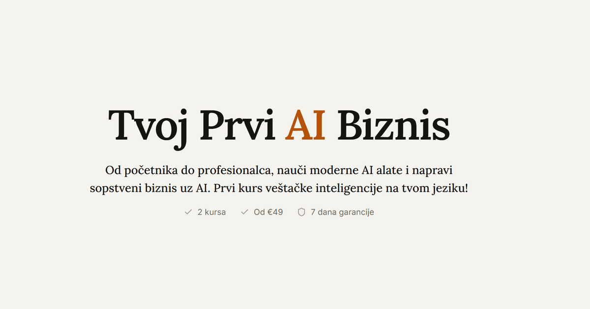 kursevi.AI - AI Education Platform screenshot